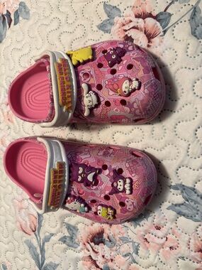 Hello Kitty Pink Kids Sandal Clogs with Character Charms